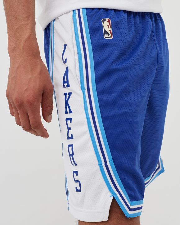 Men's Los Angeles Lakers Nike Blue 2021/22 Swingman Shorts - Classic Edition