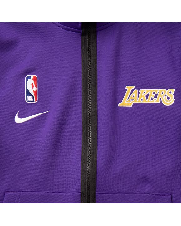 NIKE NBA LOS ANGELES LAKERS SHOWTIME THERMA FLEX HOODIE FIELD