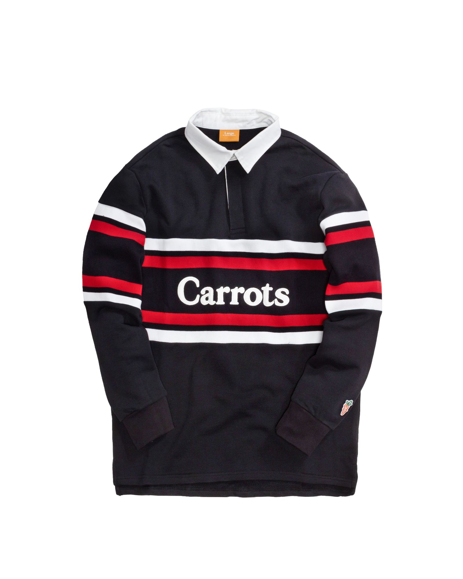 WORDMARK STRIPED RUGBY