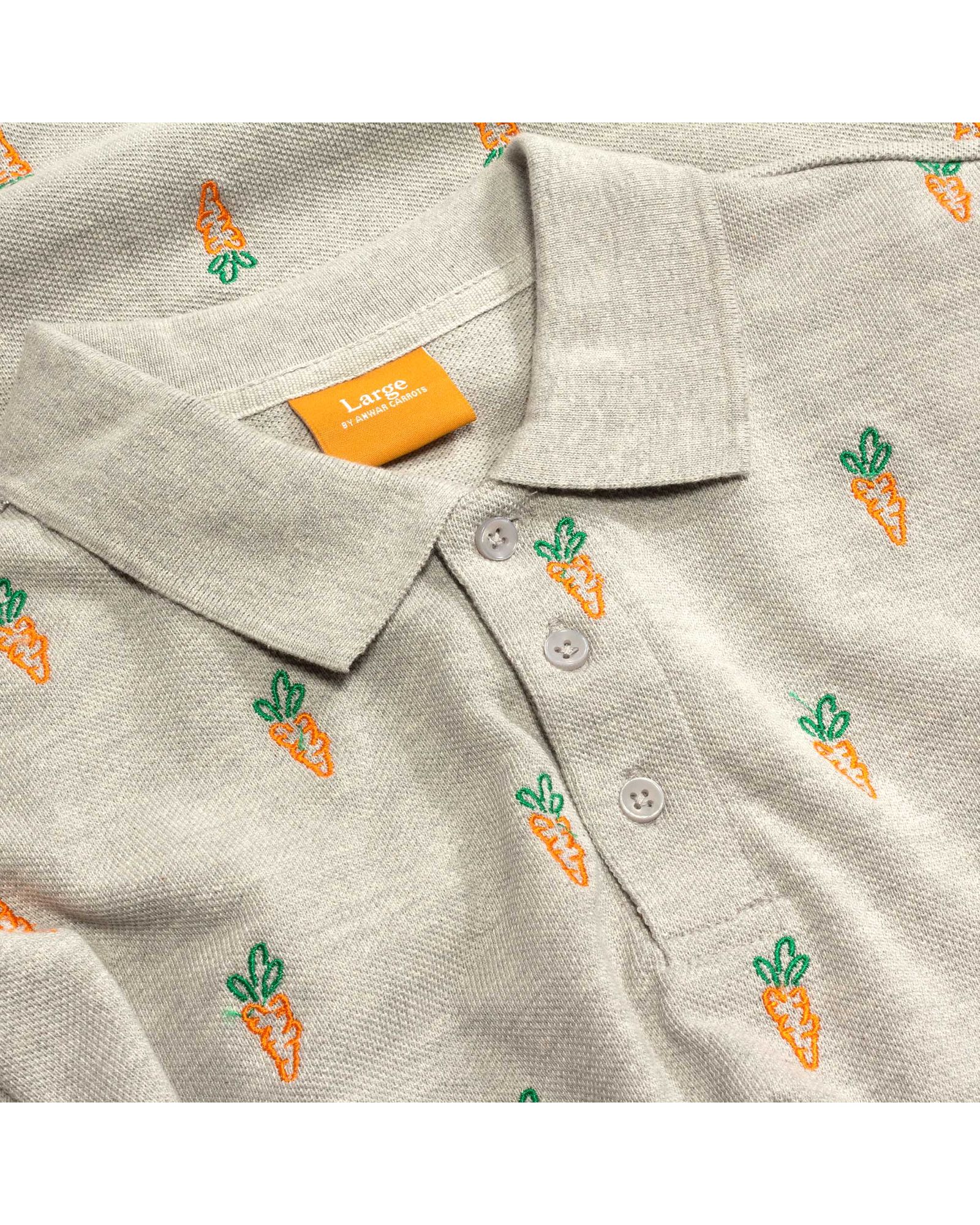 ALL OVER CARROT POLO