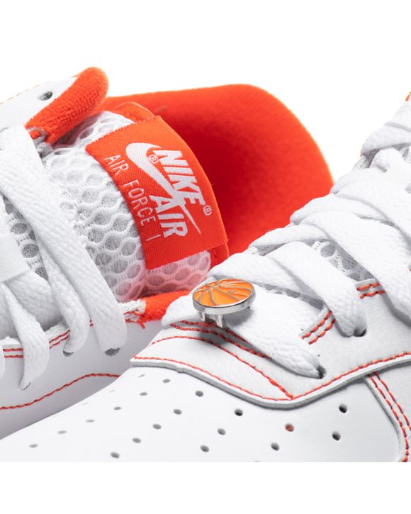 Nike Air Force 1 Low Rucker Park Sample | Size 9, Sneaker in Orange/White