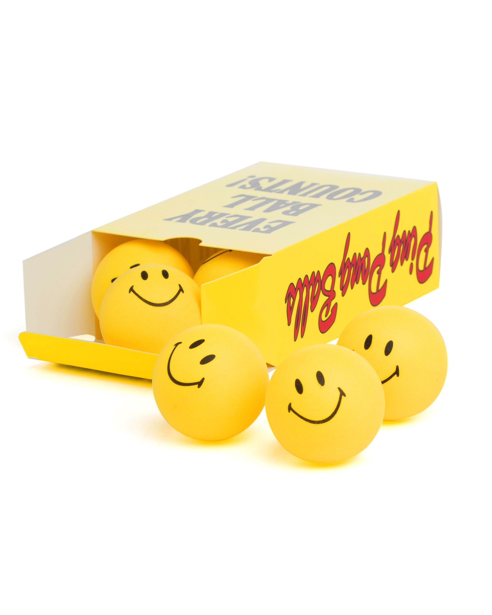 Smiley Ping Pong Balls