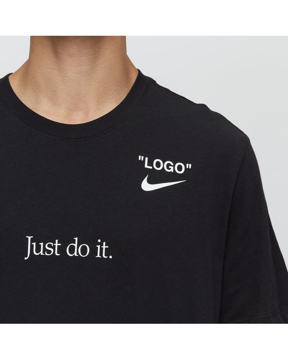 Nike x virgil outlet x serena tee black