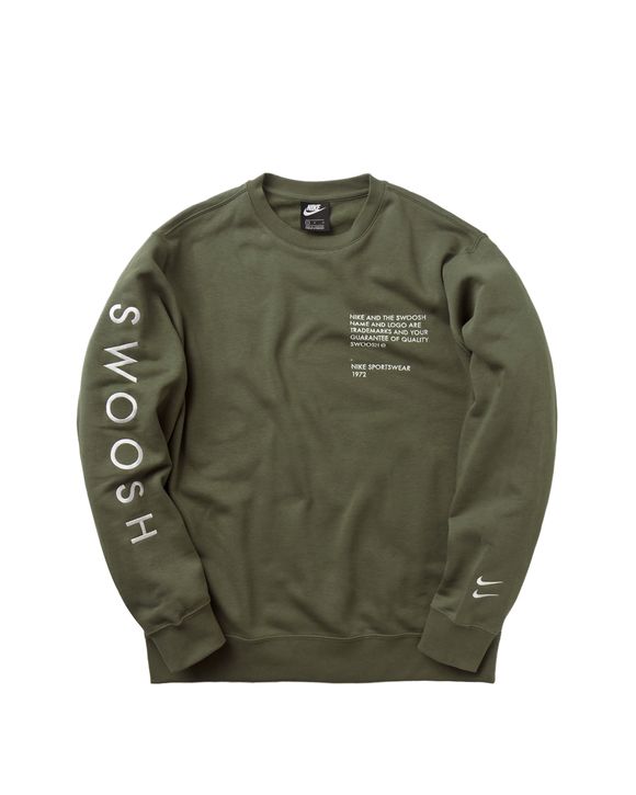 SWOOSH CREWNECK