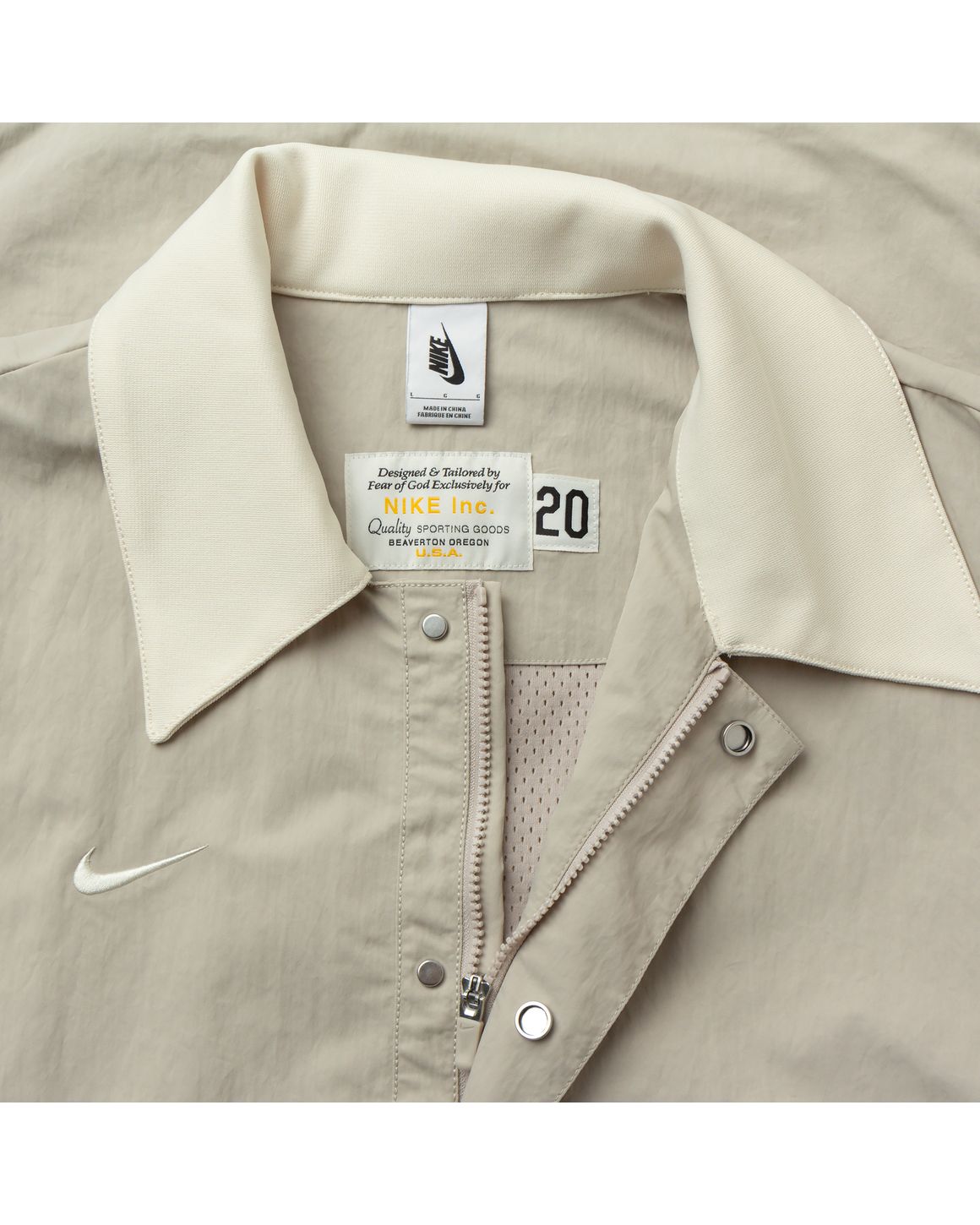 FEAR OF GOD] Nike Shooting Jacket ベージュ