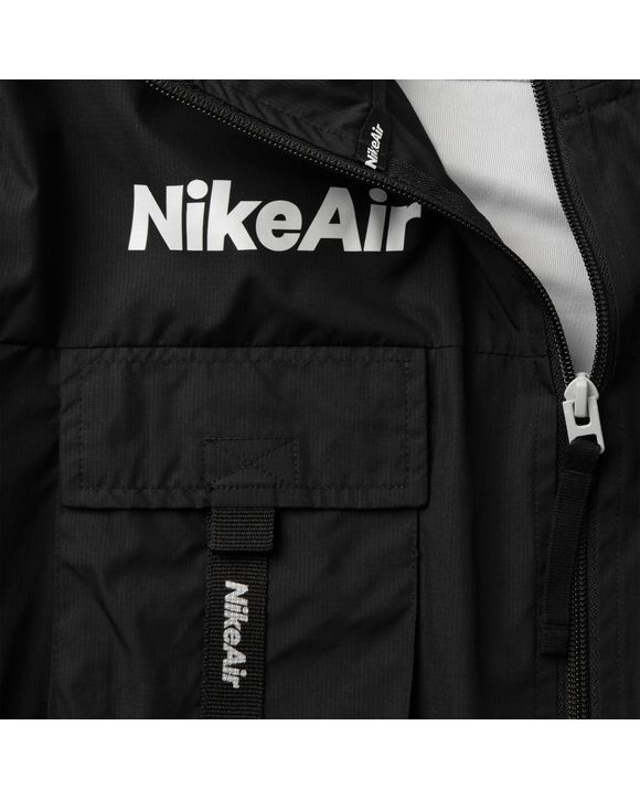 Nike air half outlet zip jacket black