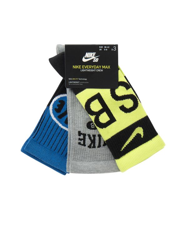 Nike SB EVERYDAY MAX LIGHTWEIGHT CREW SOCKS Multi | BSTN Store