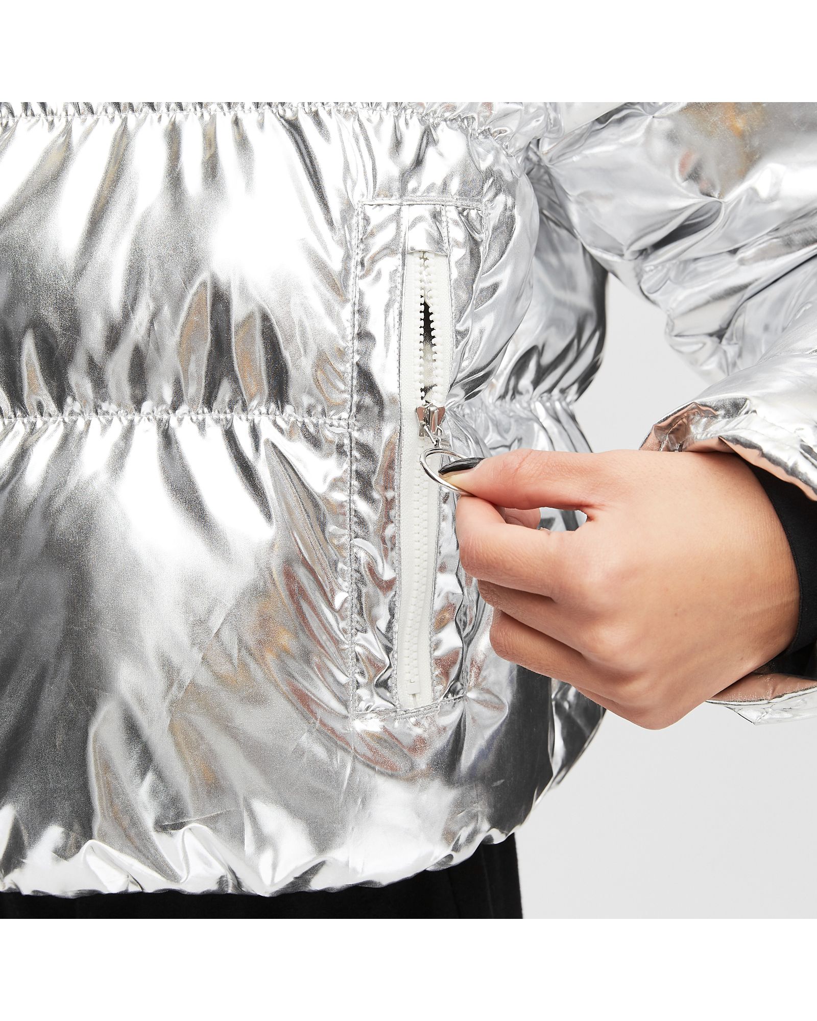 W NRG Pd SYN FILL PUFFER FOIL JACKET