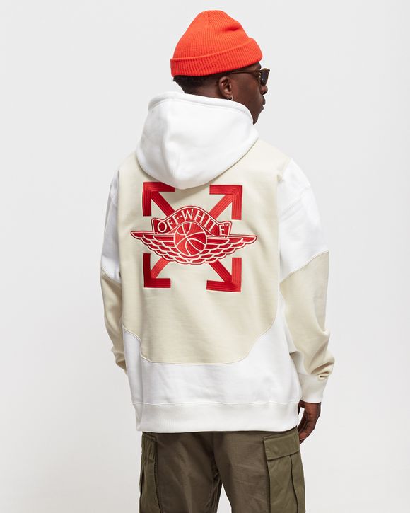 Off white store red cross hoodie