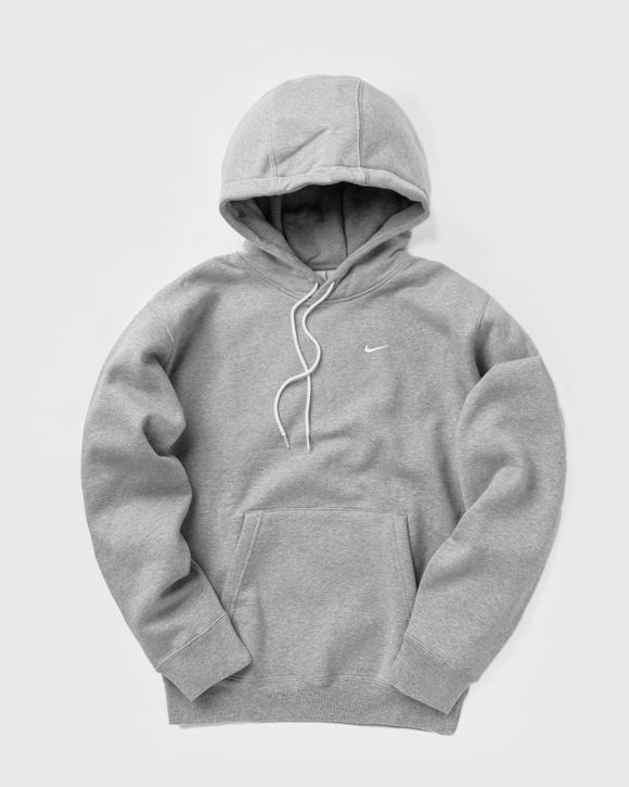 Nike NikeLab Fleece Hoodie Grey - DK GREY HEATHER/WHITE