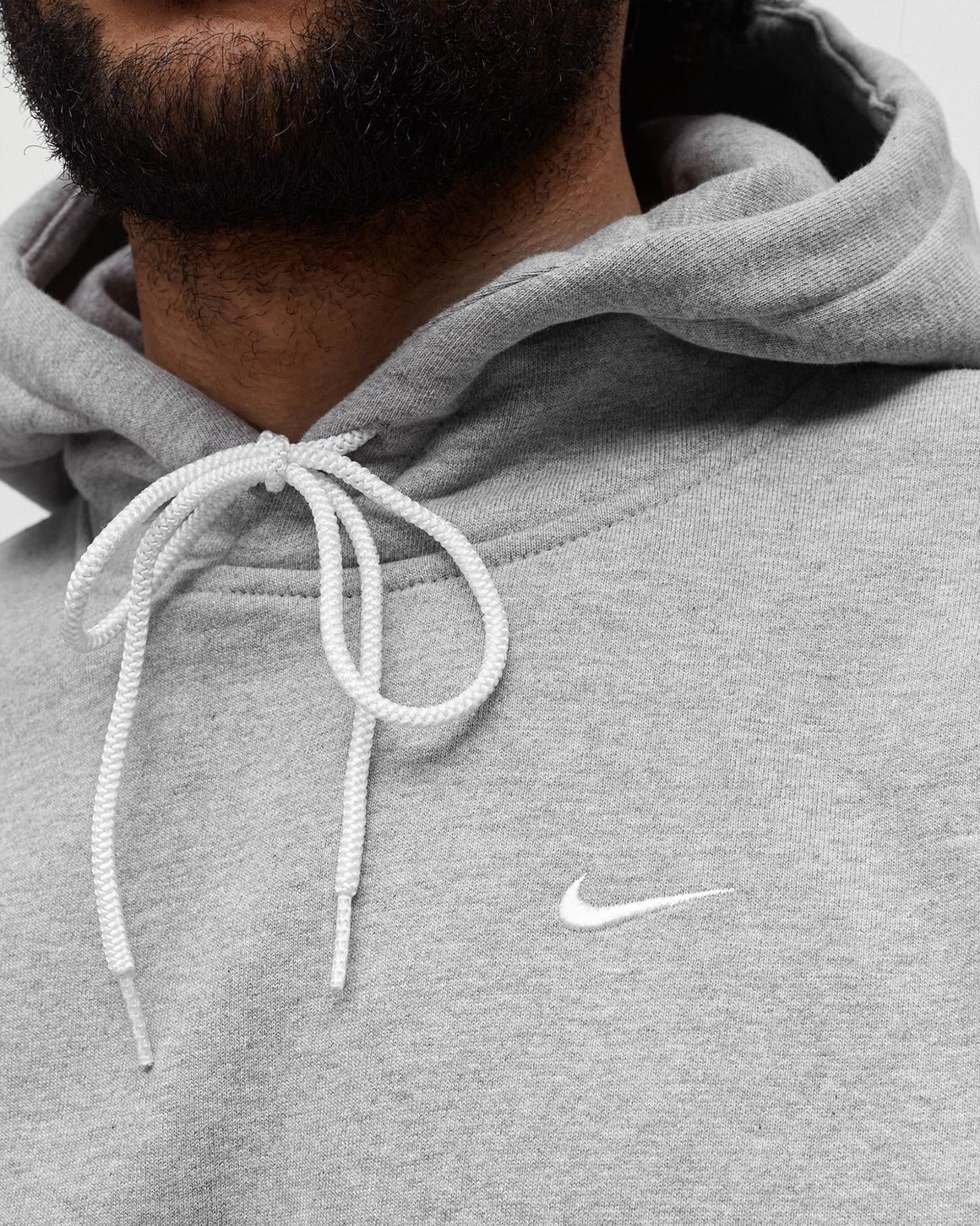 Nike NikeLab Fleece Hoodie Grey BSTN Store