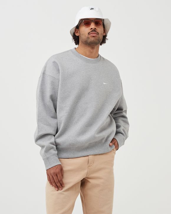 Nike Solo Fleece Crewneck Heather Grey