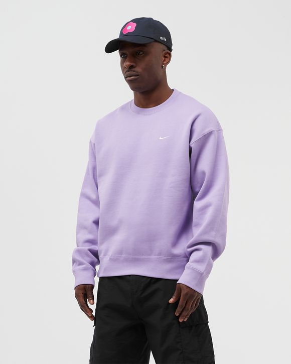 Nike NikeLab Fleece Crew SWEATSHIRT Purple - URBAN LILAC/WHITE