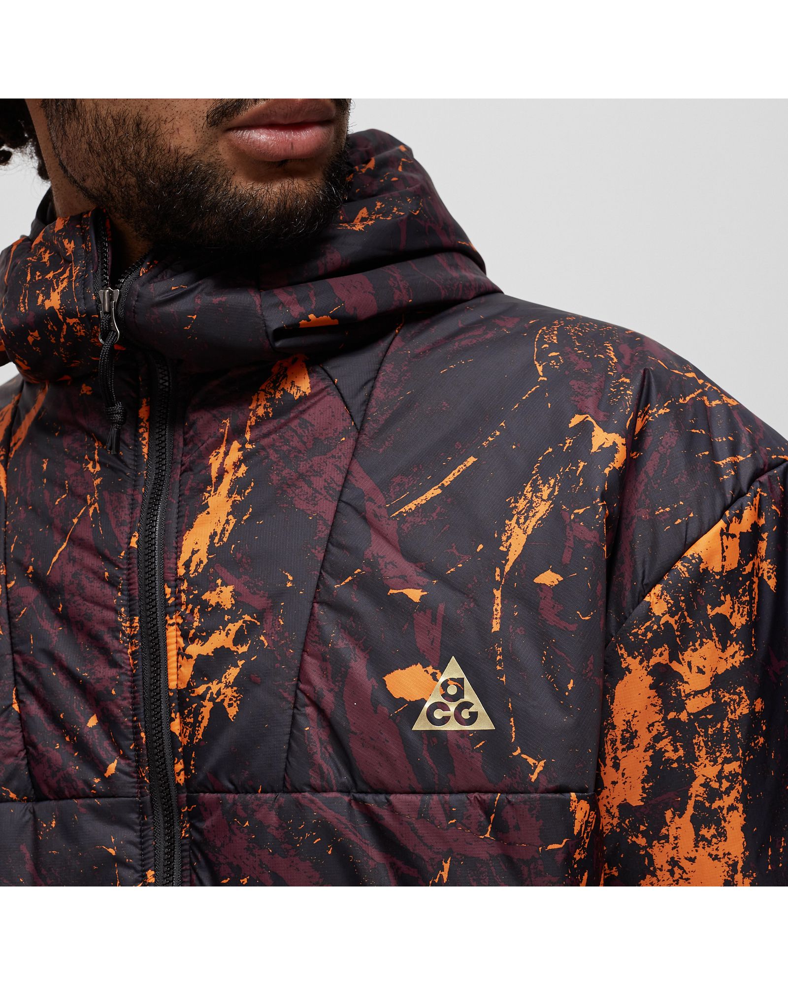 ACG PACKABLE INSULATED JACKET AOP