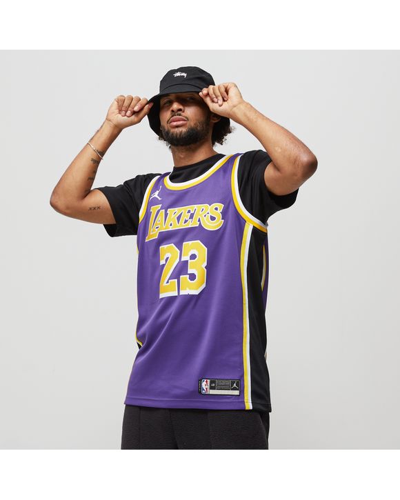 Lakers LeBron James Nike Statement Edition Swingman Jersey Swoosh