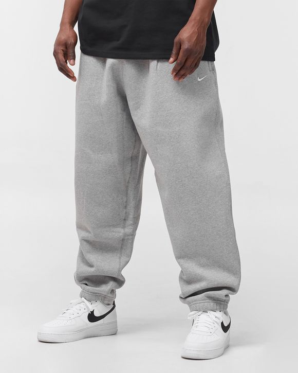 Nike NikeLab Fleece Pants Grey - DK GREY HEATHER/WHITE