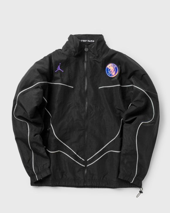 Jordan Paris Saint-Germain Anthem Jacket Black - BLACK/HYPER PINK/PSYCHIC  PURPLE