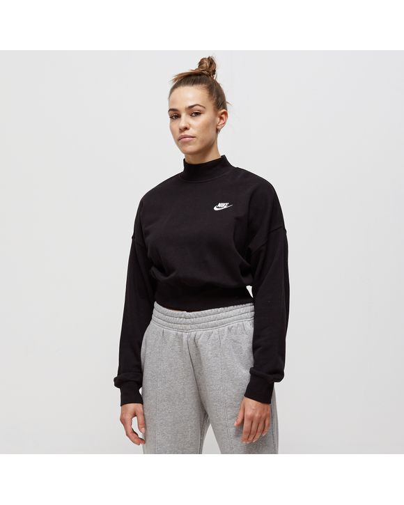 Nike WMNS ESSENTIAL FLEECE MOCK NECK Black BSTN Store