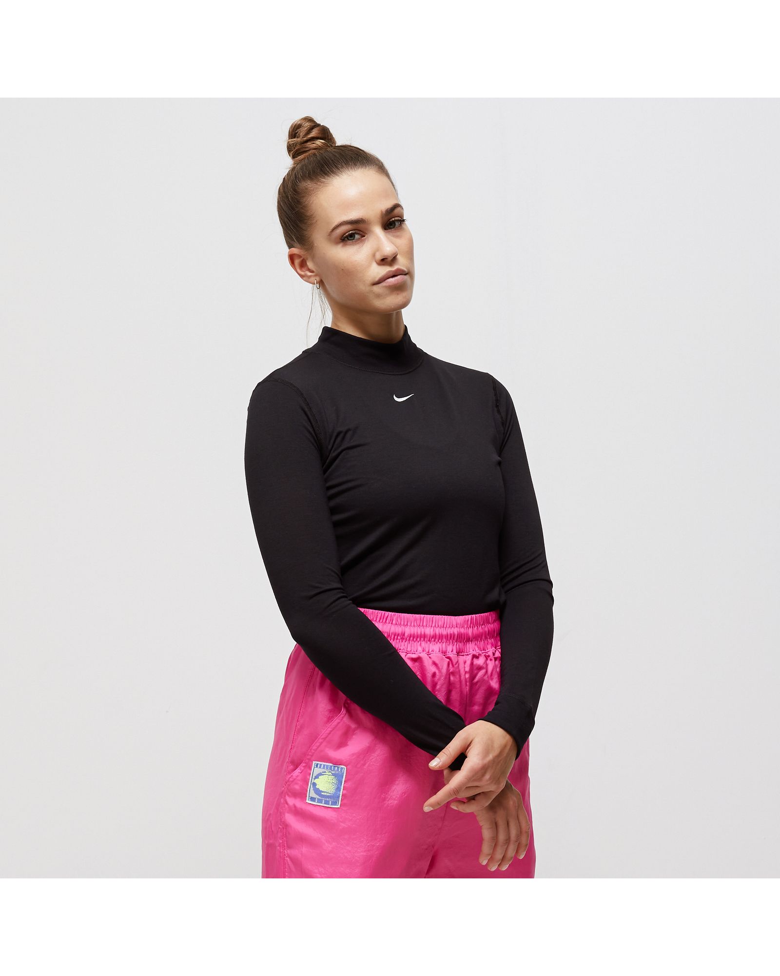 WMNS TEE LONGSLEEVE MOCK SLIM 