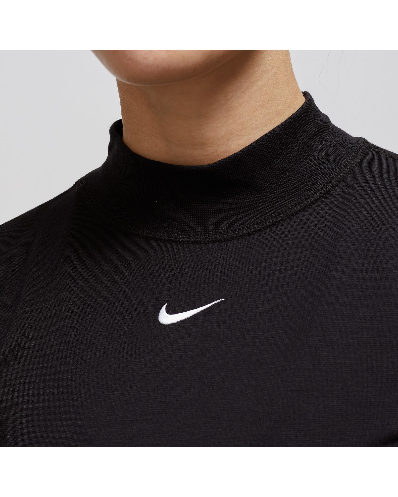 WMNS TEE LONGSLEEVE MOCK SLIM 