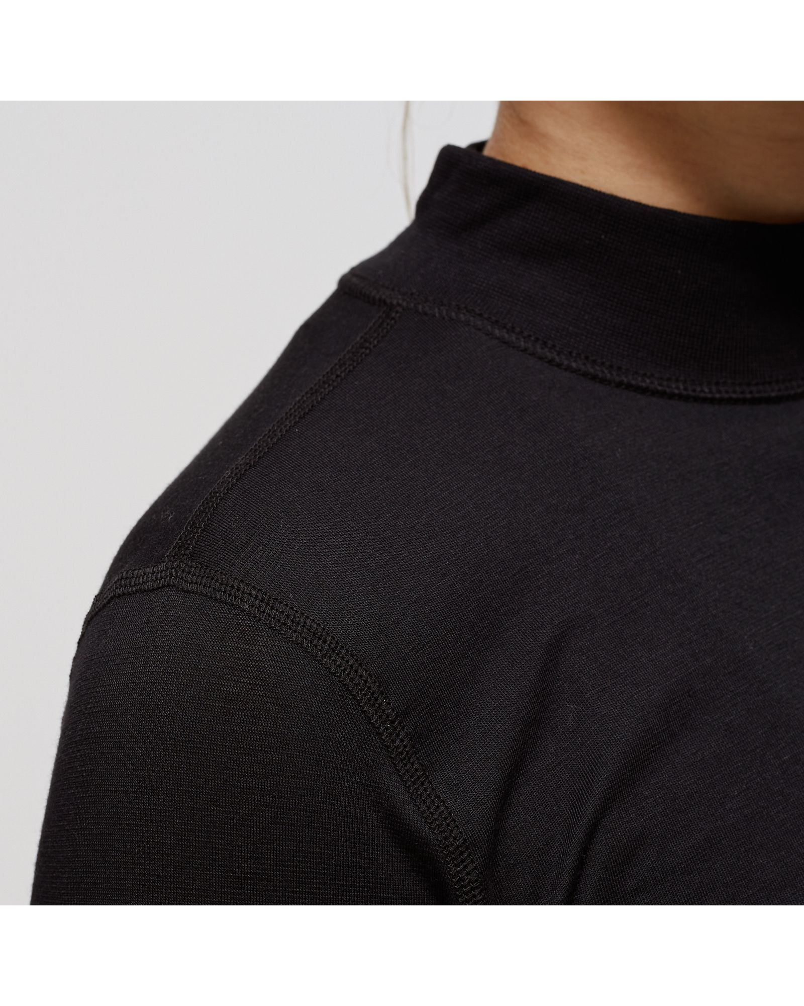 WMNS TEE LONGSLEEVE MOCK SLIM 