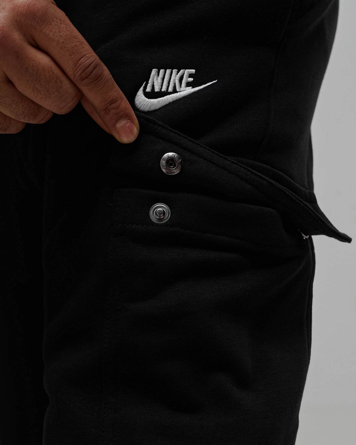 Nike Club French Terry Cargo Pants Black BSTN Store