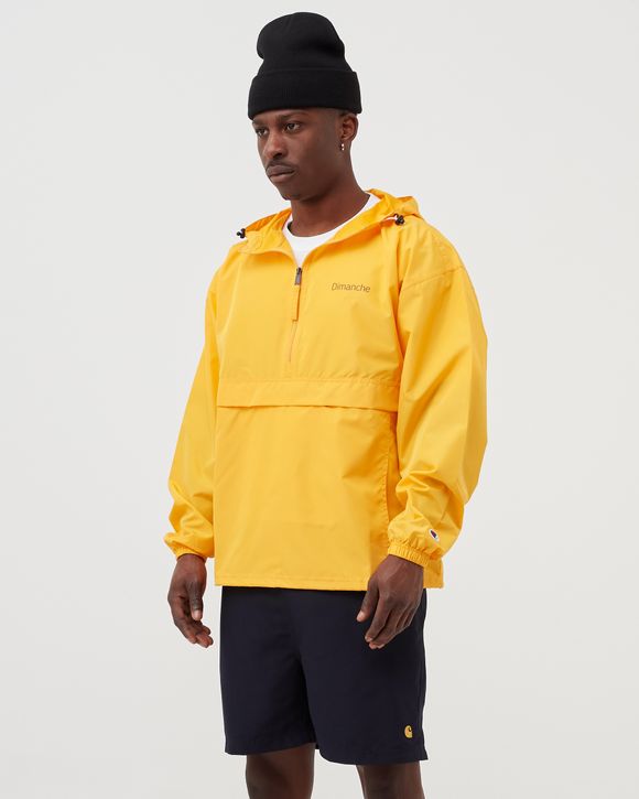 Yellow on sale windbreaker outfit