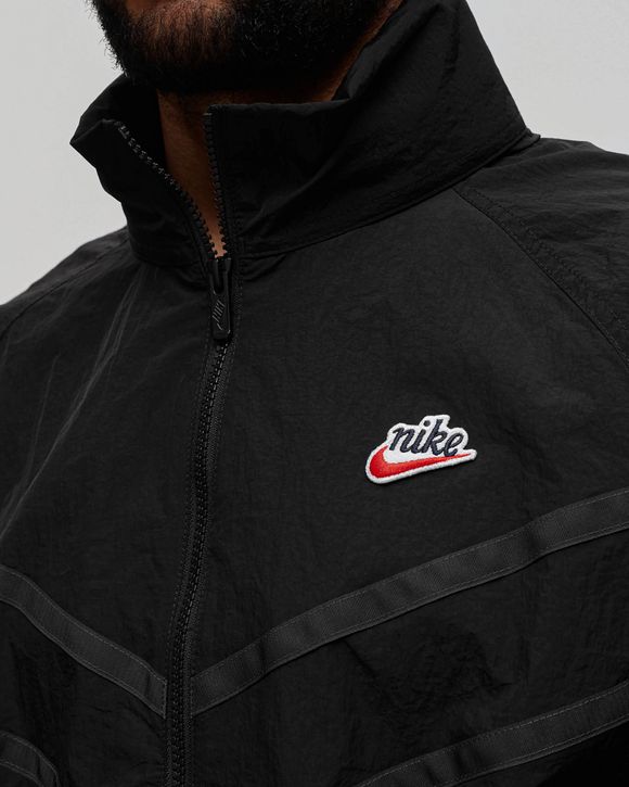 Nike heritage windrunner black clearance