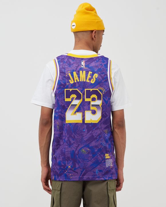 Nike LeBron James Select Series Jersey Purple - FIELD PURPLE/AMARILLO/JAMES  LEBRON