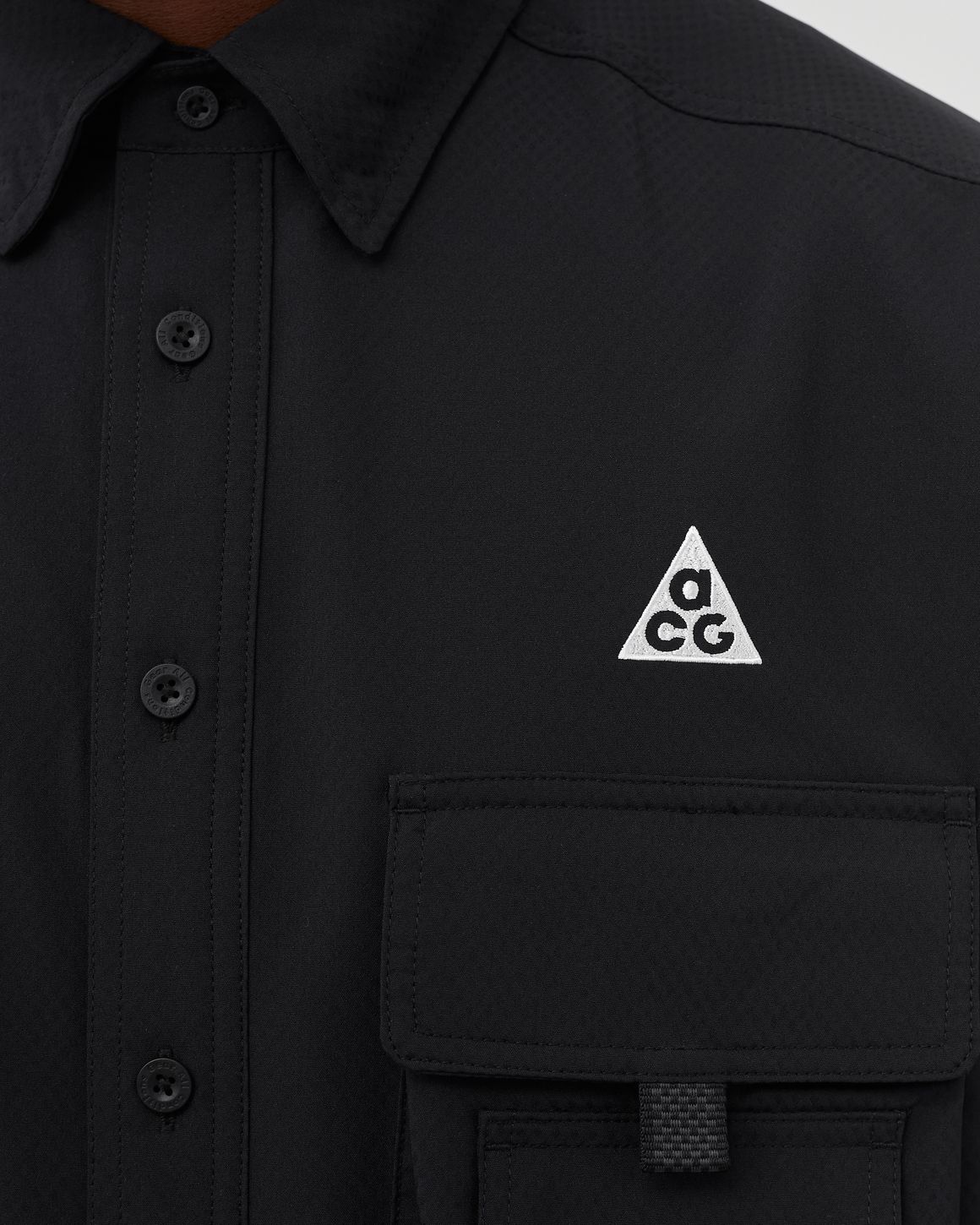 【Nike】 ACG Dri-Fit UV Devastation Trail Shirt Black Nike ACG Dri-FIT UV 