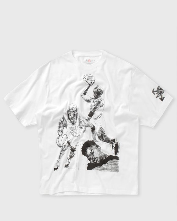 JORDAN × Off-White Short Sleeve top Jordan x Off-White short-sleeve T-shirt | White | FARFETCH TR