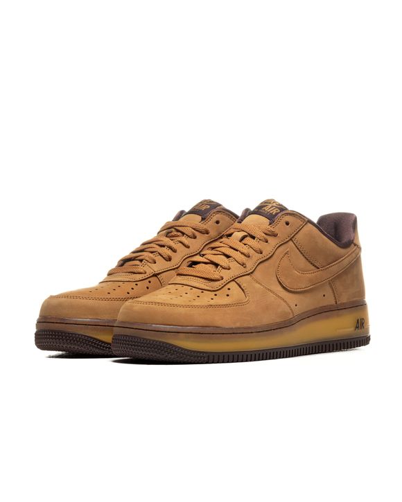 Nike Air Force 1 Low Mens Size 9 Shoes Wheat Mocha Brown Leather Sneakers