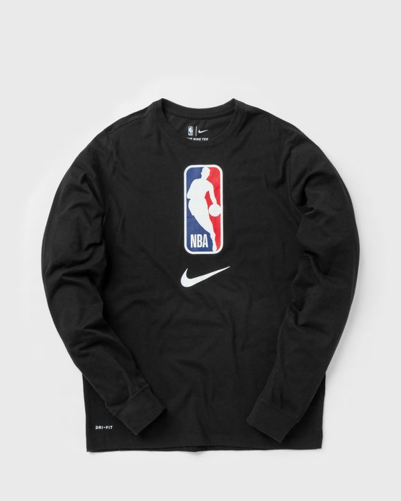 NBA Logo Nike Team 31 Long Sleeve T-Shirt - Black