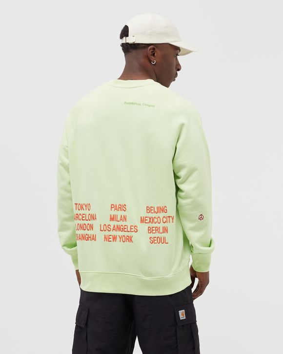 Nike World Tour Crewneck Sweatshirt Yellow BSTN Store