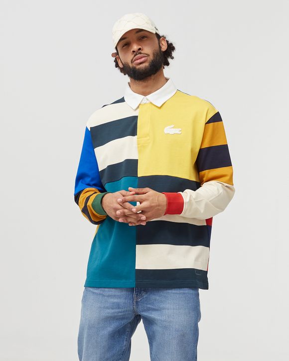 LONG SLEEVED RIBBED COLLAR SHIRT