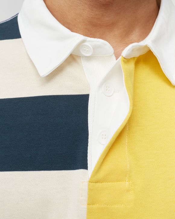 LONG SLEEVED RIBBED COLLAR SHIRT