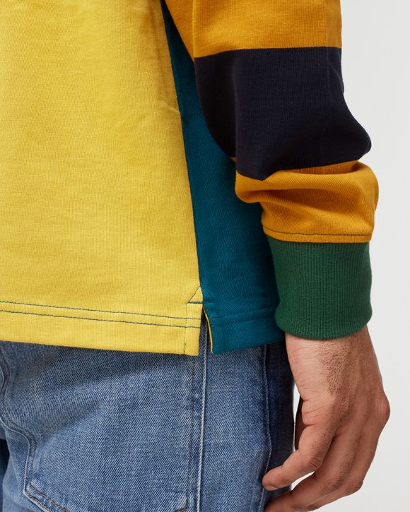 LONG SLEEVED RIBBED COLLAR SHIRT