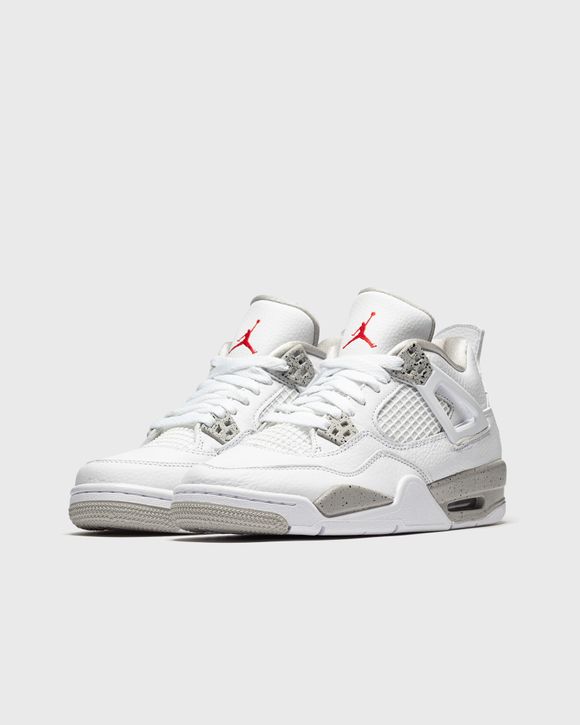 Jordan AIR JORDAN 4 RETRO GS White Oreo White WHITE FIRE RED TECH GREY BLACK