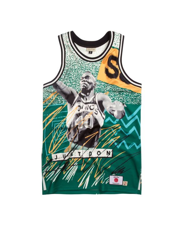 Sublimated Basketball Jersey Sonics style