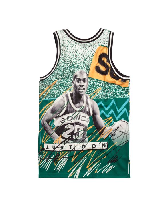 Just Don Seattle Supersonics Sublimated Jersey Green - green