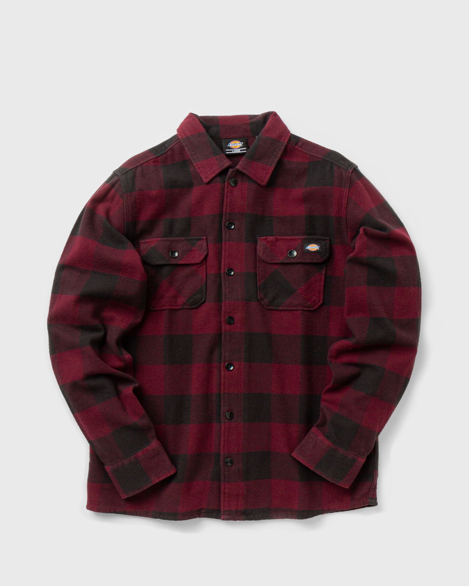 DICKIES - new sacramento shirt men longsleeves|overshirts red in größe:s