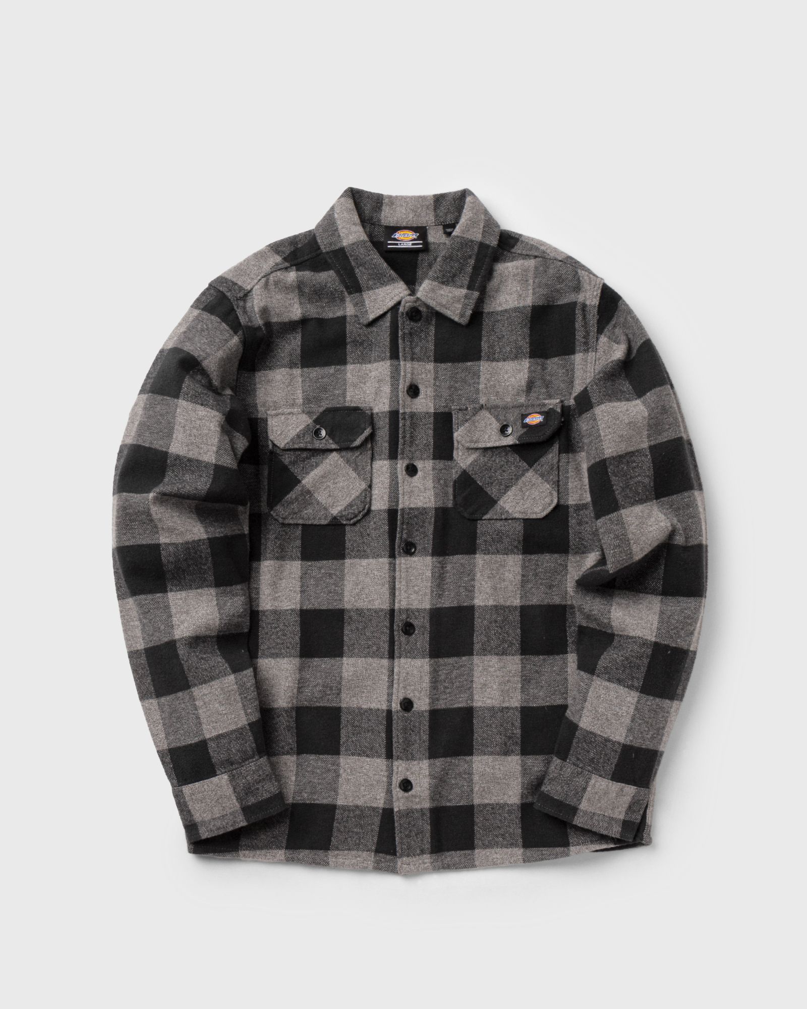 DICKIES - new sacramento shirt men longsleeves|overshirts grey in größe:s