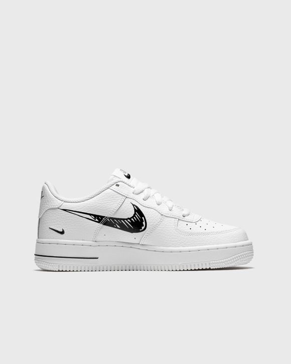 AIR FORCE 1 LOW (GS) - WHITE/BLACK-WHITE استاند حلويات AIR FORCE 1 LOW (GS) - WHITE/BLACK-WHITE استاند حلويات