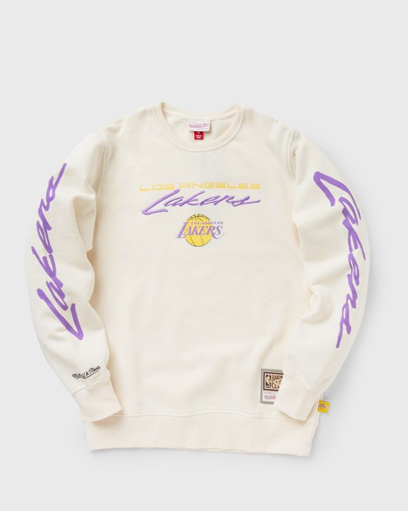 Mitchell Ness LOS ANGELES LAKERS FLAMES RACING CREWNECK Multi BSTN Store