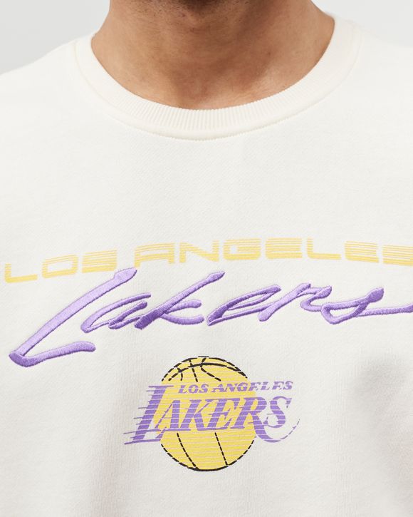 LOS ANGELES LAKERS FLAMES RACING CREWNECK