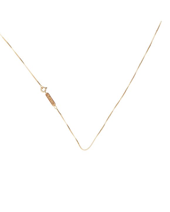 Necklace Facet Square Gold  / 50 cm