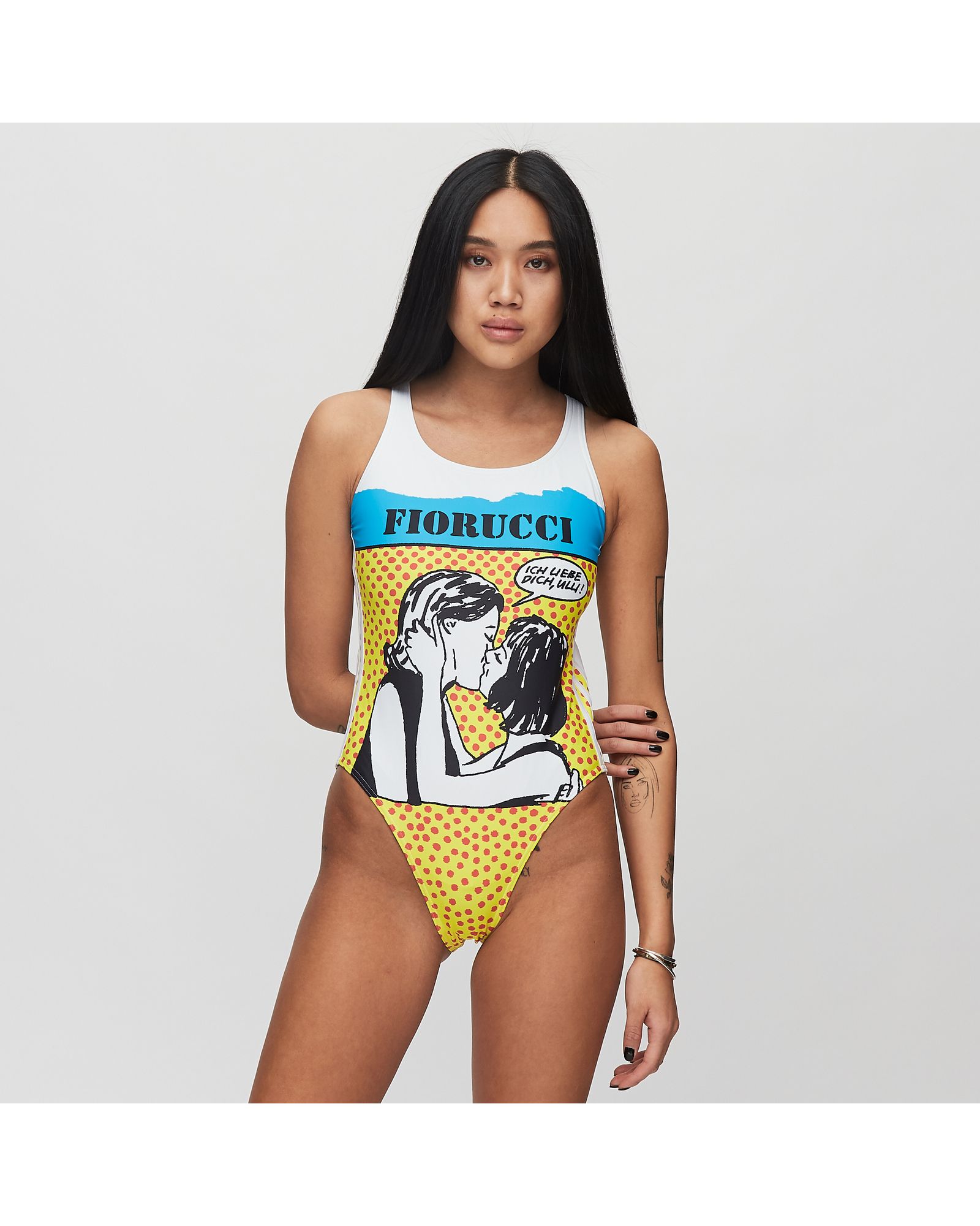 ADIDAS X FIORUCCI GRAPHIC SWIM BODY
