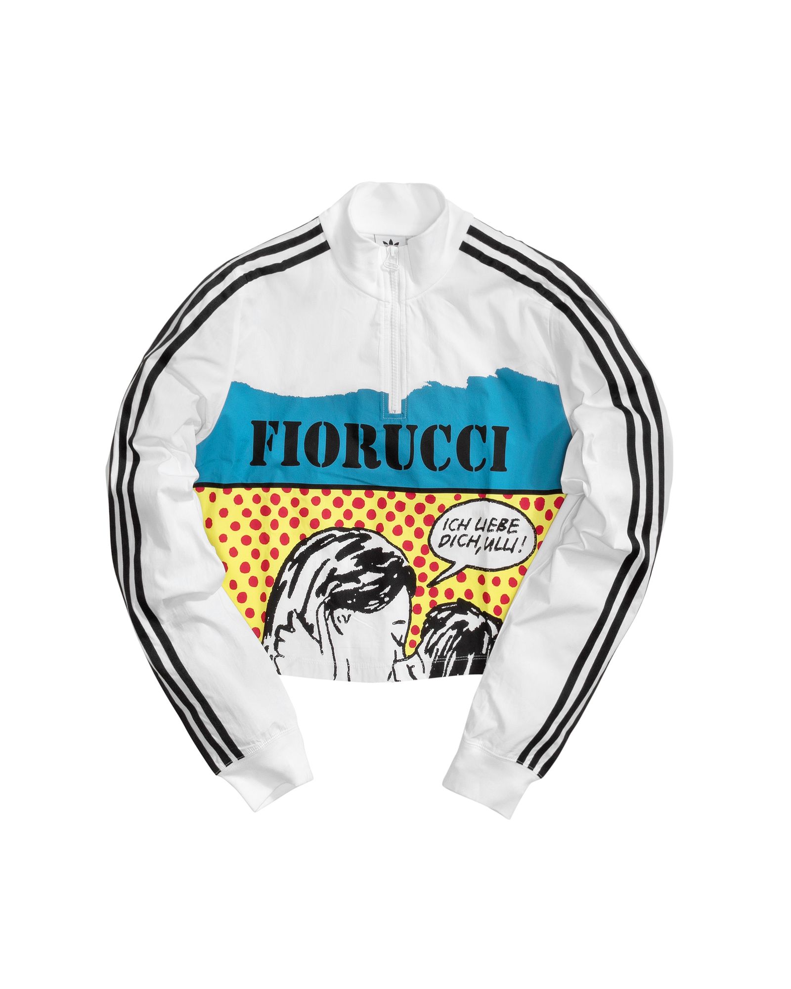 X FIORUCCI GRAPHIC LONGSLEEVE CROP