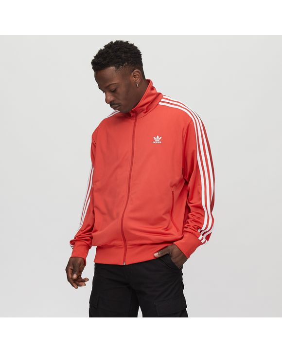 Orange adidas store firebird track jacket