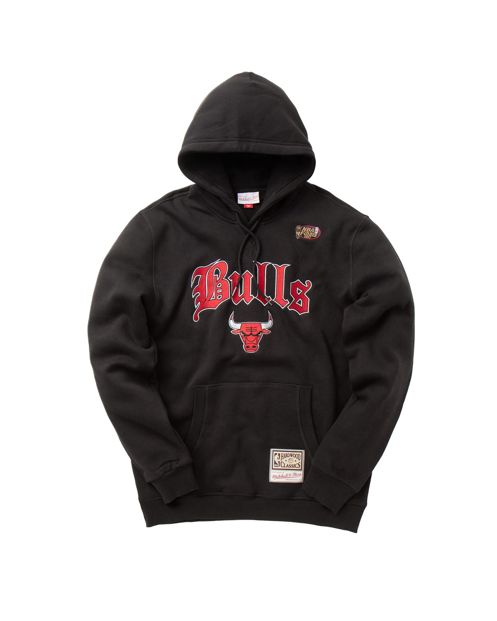 Chicago Bulls NBA Old English Faded Hoodie
